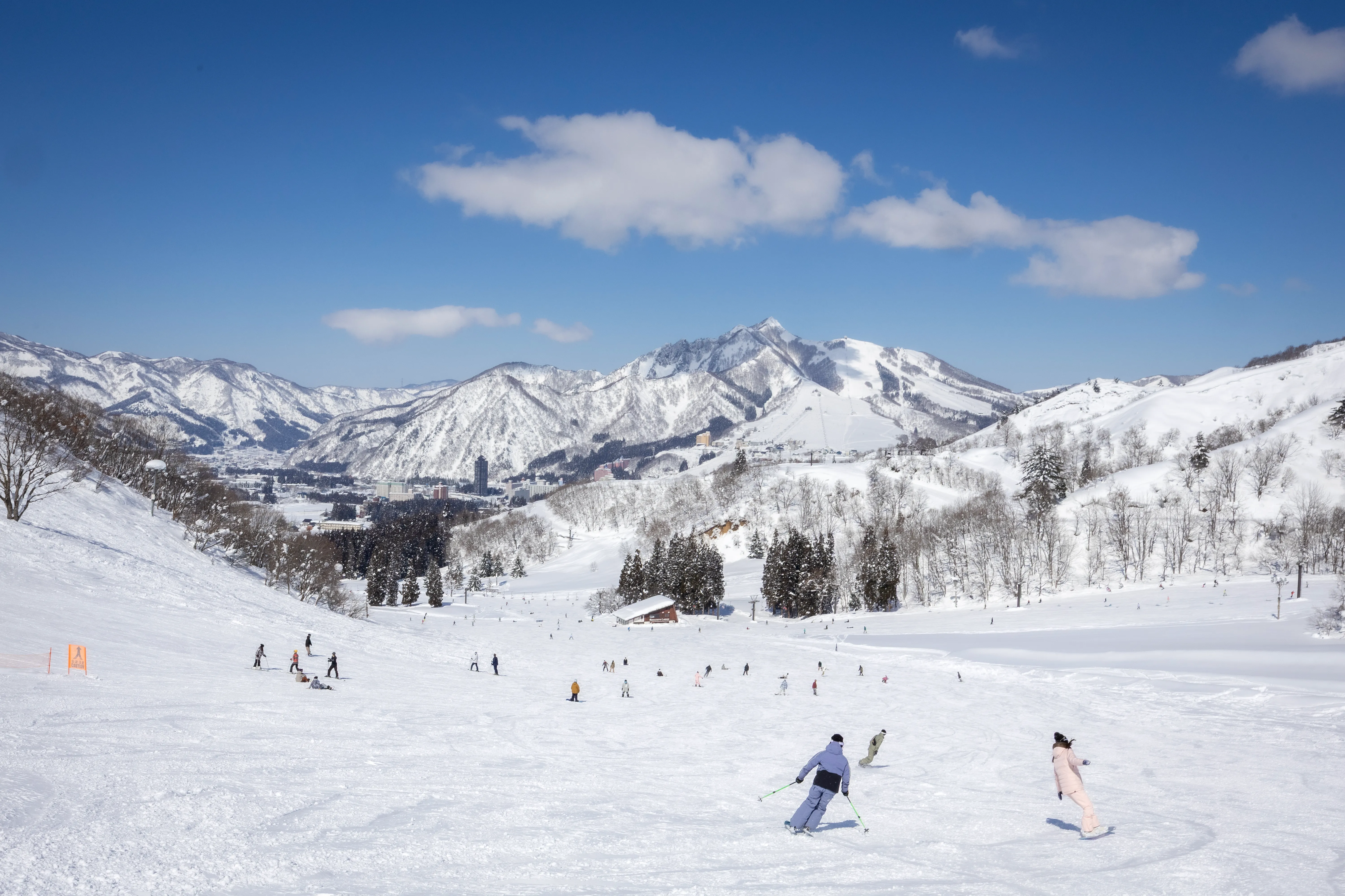 雪場景色