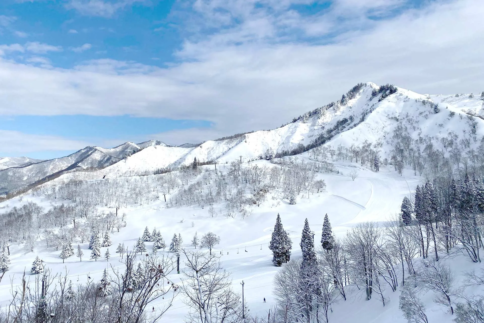 山脈全景